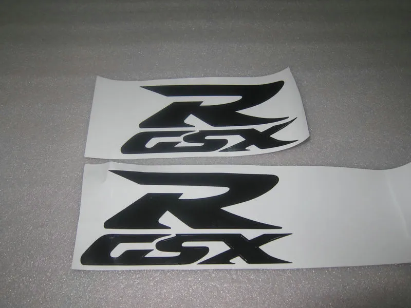 スズキGSXR600用高品質フェアリングキットGSXR750 1996-2000 GSX-R600 / 750 96 97 98 99 00ホワイトフェアリングの黒い炎セットGB14