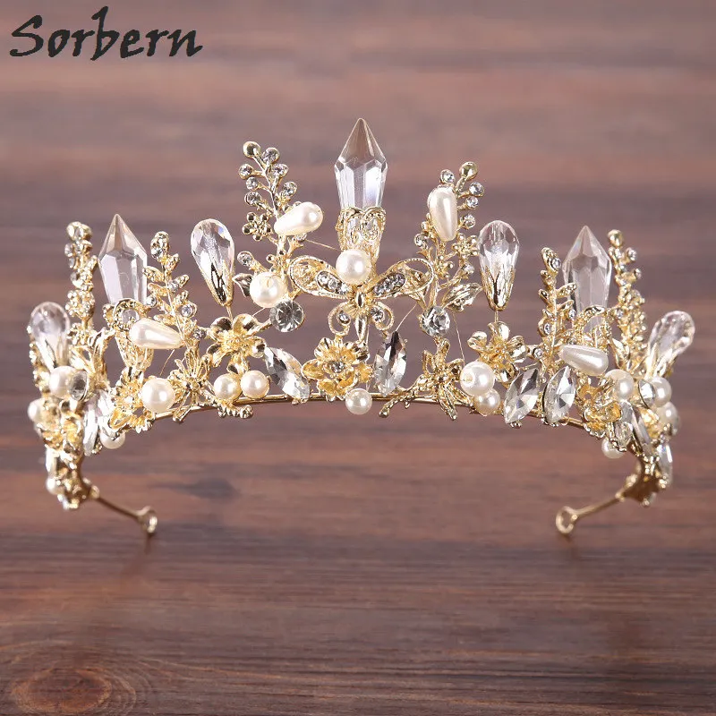 Exquisite Wedding Tiaras And Crowns Crystal Bridal Headpieces For