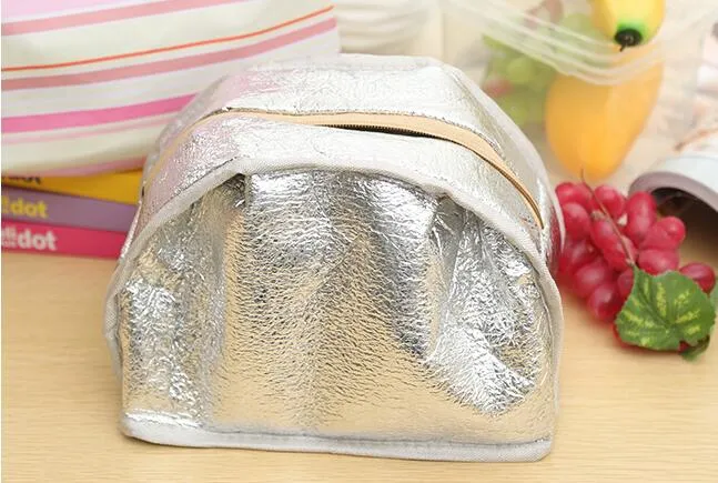 Przenośne płócienne paski piknik napój lunch napój izolowany termiczna torba na torbę noszącą skrzynkę na lunch w obudowie 6 kolorów 7190351