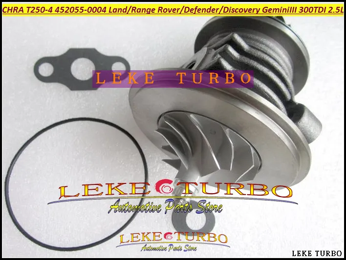 Turbosprężarka Turbo Cartridge Chra T250-04 452055-0004 452055 Dla Land Rover 90 110 Discovery Defender 1990-99 Gemini III 300TDI 2.5L 136HP