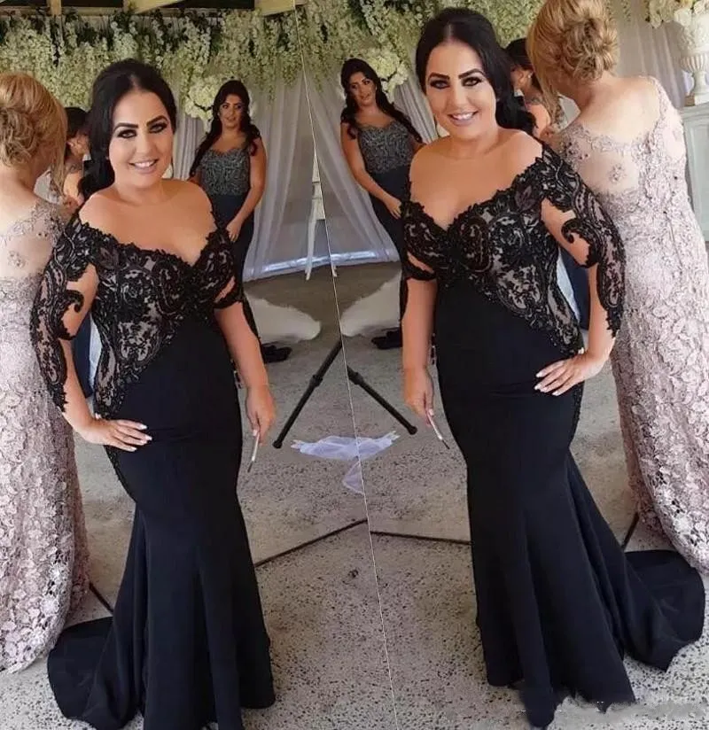 Black mother of the bride gowns outlet