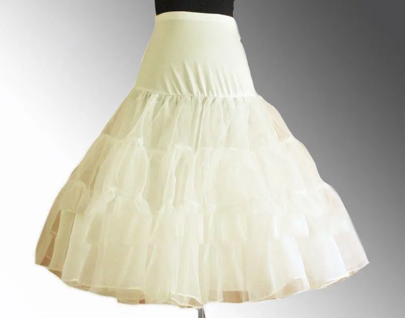 Wysokiej jakości podsektarne retro huśtawka vintage Petticoats fantazyjna siatka spódnica Rockabilly Tutu Dostępne 3492431