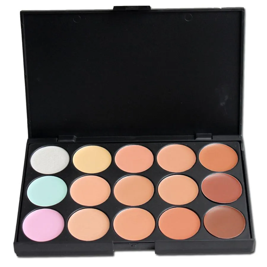 Vente chaude Spéciale Professionnelle 15 COULEUR Correcteur Soins Du Visage Camouflage Palette De Maquillage vente d'usine directement DHL Gratuit