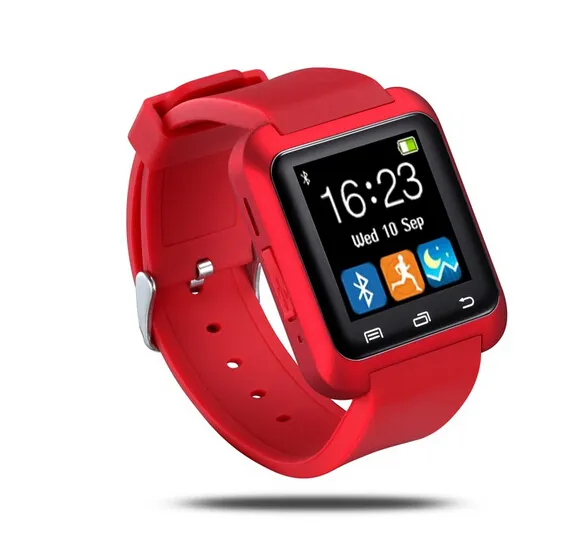 Bluetooth Smart Watch U8 Wrist Watch U Smartwatch för för iPhone 4 / 4S / 5 / 5S / 6 och Samsung S4 / Not / S6 HTC Android Phone Smartwatch