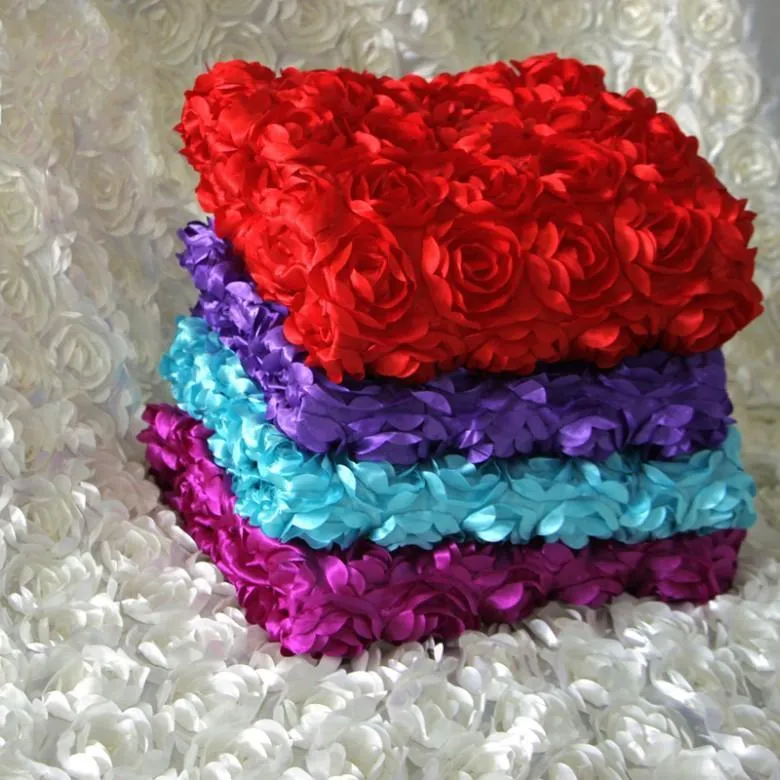 2015 Luxury Wedding Centerpieces Favors 3D Rose Petal Carpet Aisle Runner For Wedding Party Decoration Supplies 12 Color