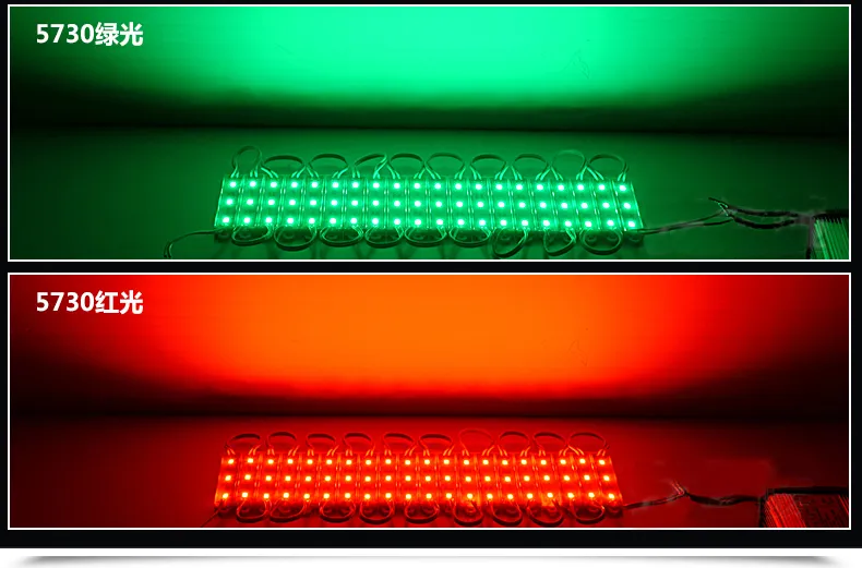 Pink Yellow red blue green cold white 5630 5730 LED Module 12v lamp Waterproof led modules Sign Box IP65