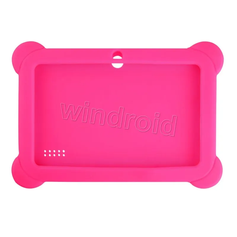 Anti Dust Kids Child Soft Silicone Rubber Gel Case Cover For 7" 7 Inch Q88 Q8 A33 A23 Android Tablet pc MID ful