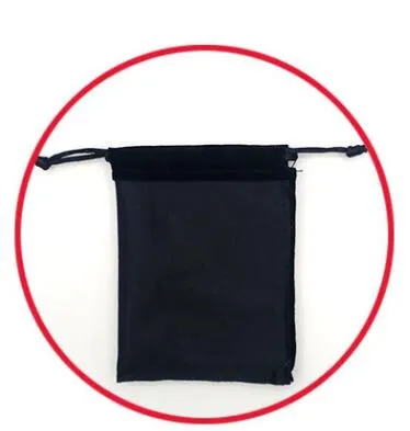 7 * 9cm sammet smycken påse presentväskor Presentförpackning Fit för halsband Armband Örhängen Mobile Power Cloth Bag Tillbehör