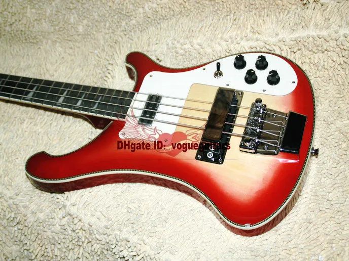 Ny! 4003 Bass Sunrise Color Electric Bass Guitar Gratis frakt