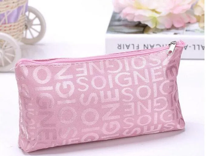 Women's fashion cosmetic bag designer letter storage bag travel waterproof wash bags