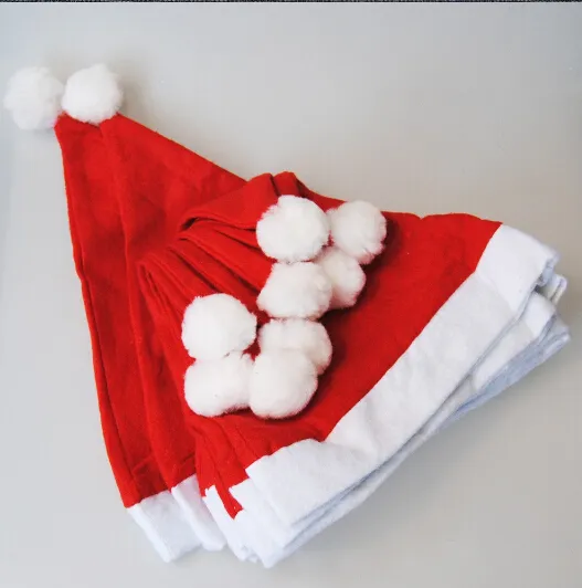 Christmas Hats Red adults Christmas Cosplay Hats New Year Decoration Christmas Decoration Cloth Hats Santa Clause Navidad Caps Festival