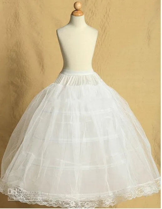 Jupon de robe de bal d'enfant de fête de mariage pour la robe de fille de fleur