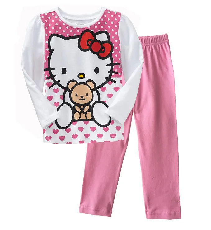 2017 mode 100 coton enfants pyjamas enfants vêtements ensembles enfants vêtements de nuit vêtements enfants 039s pyjamas printemps automne2766805