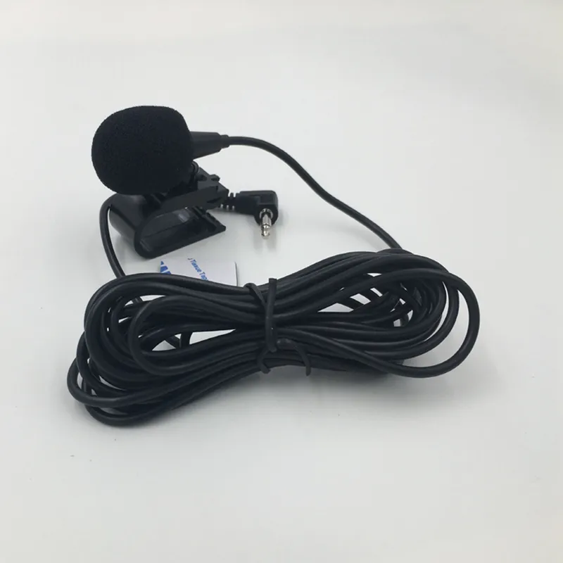 3.5mm External Microphone Mic for Car DVD Radio Laptop Stereo Player HeadUnit Cable 3m with U Shape Fixing Clip