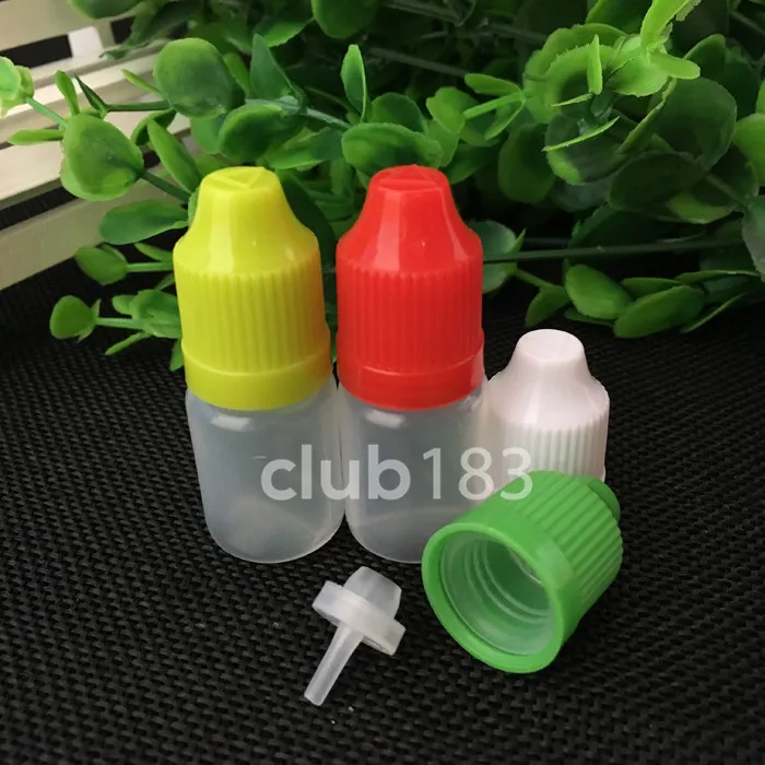 Freie Verschiffen-Qualitäts Leere Flasche aus Kunststoff Tropfflasche mit Kappe leeren E Flüssiges Öl-Flasche