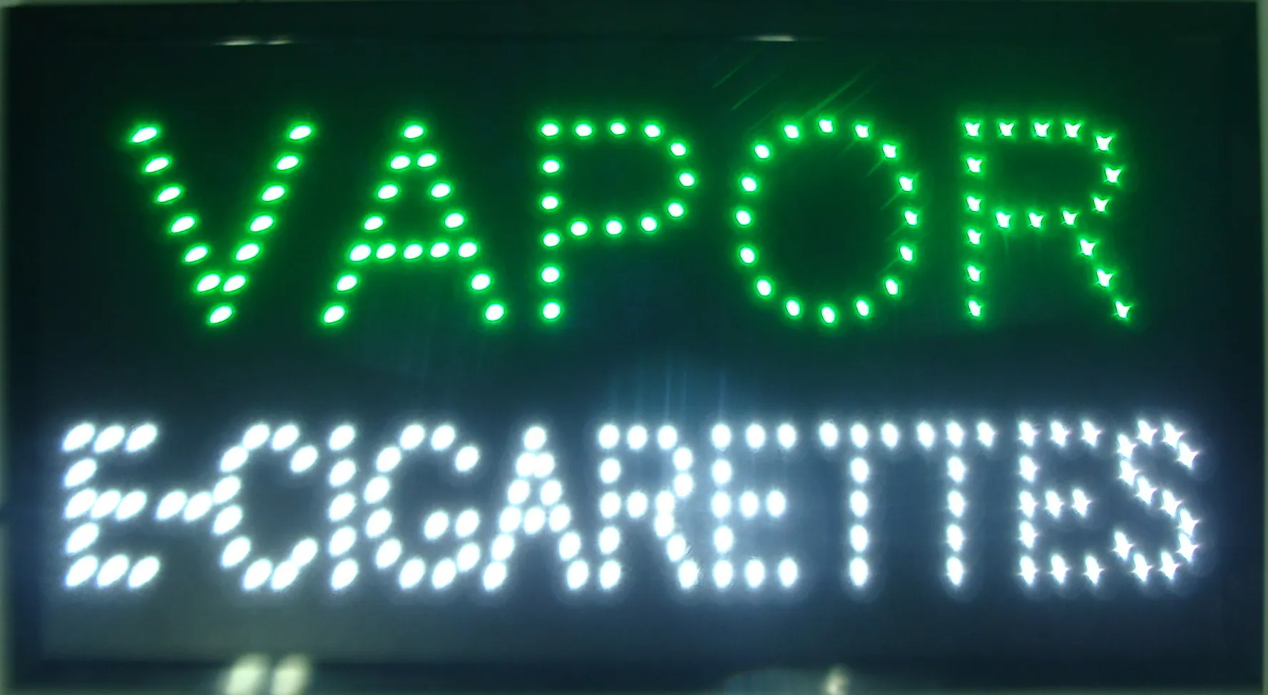 Gorąca sprzedaż Niestandardowe neonowe znaki LED Neon Vapor E-Papierosy Sign Łapanie wzrok Slogans Board Wordo Size 19''X10 ''