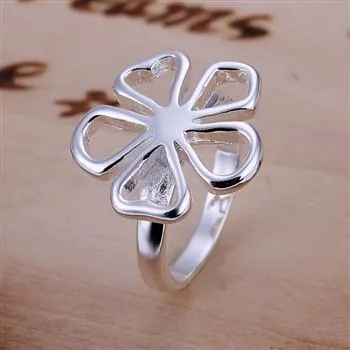 Hot Selling Geplated 925 Sterling Silver Charms Rings Vintage Rings Dames Girls Ring 30 Stijlen Kies 10 -stcs