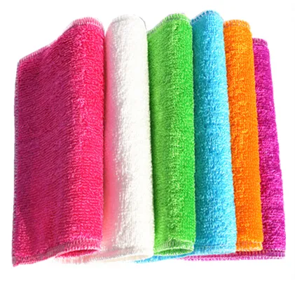 Целая высокоэффективная антиген -цветовая посуда, тканевая бамбук для мытья волокна