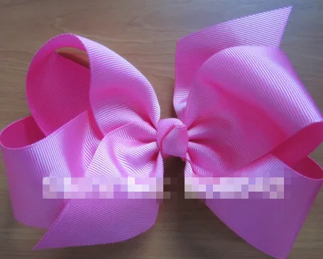 6 inch big ribbon bows girls hair accessories hair bow withclip hot selling bows for girl free