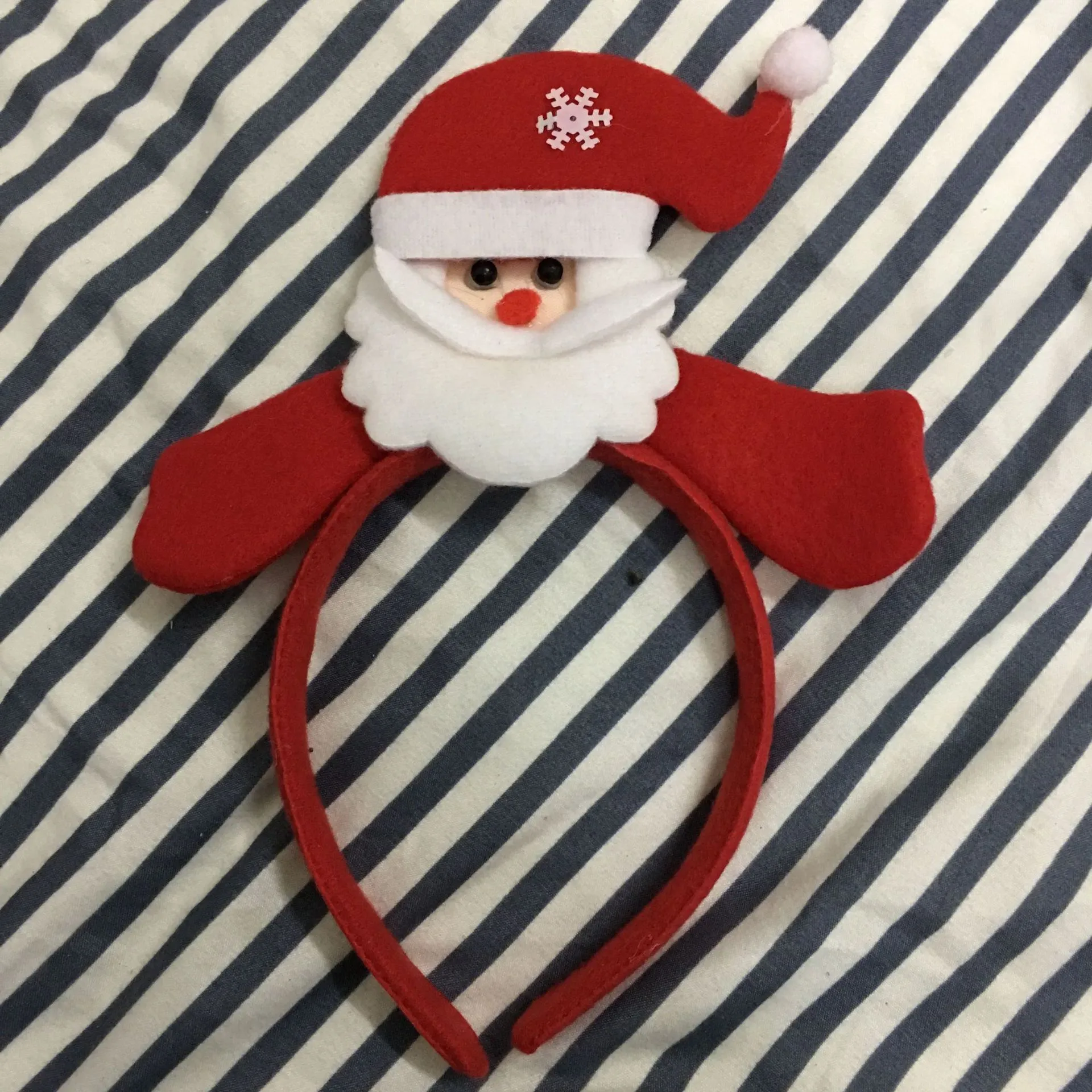 Cartoon Christmas headdress Santa Claus headband antlers elk glitter headband lights adult children Led Rave Toy