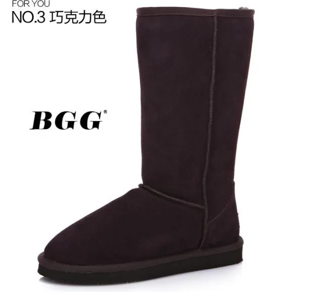 2015 XMAS GIFT High Quality BGG Women's Boots Womens tall boots Boot Snow boot Winter boots With certificate dust bag US size5--13