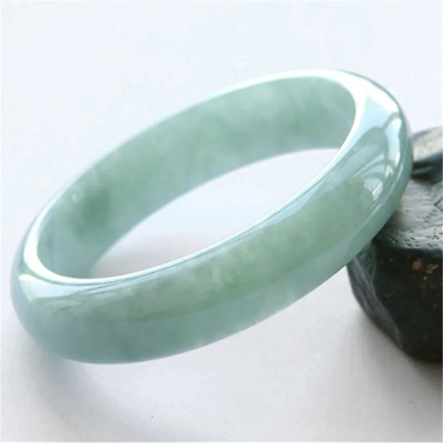 Natural Jade Armband Bredden är cirka 12mm-15mm Diametern 52mm-65mm 2989