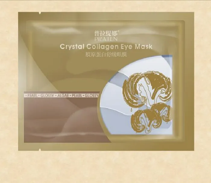 Pilaten Crystal Collagen Eye Hot Sale Mask Fukt För Eye Care DHL Gratis