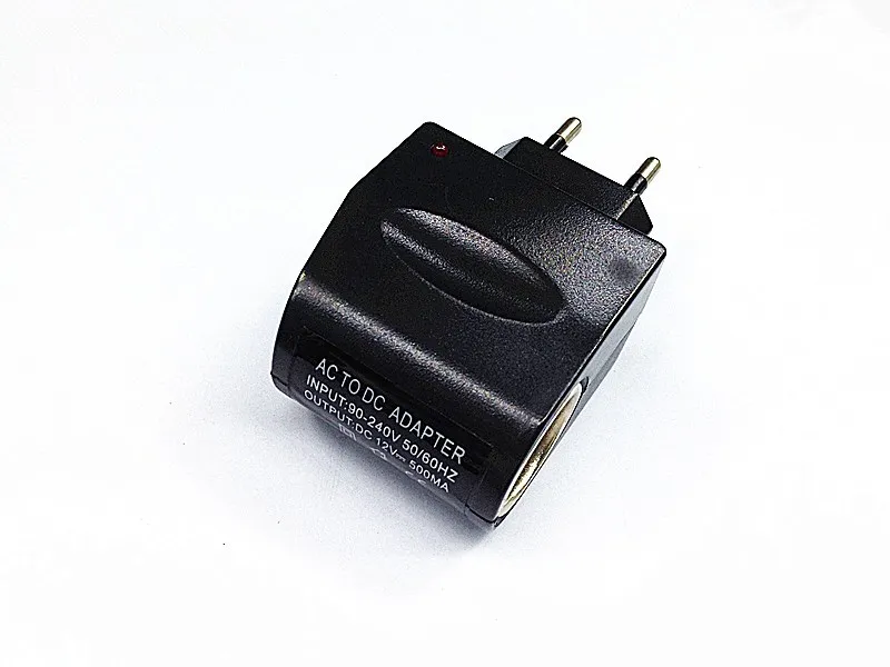 AC to 12V DC EU Car Power Adapter Converter