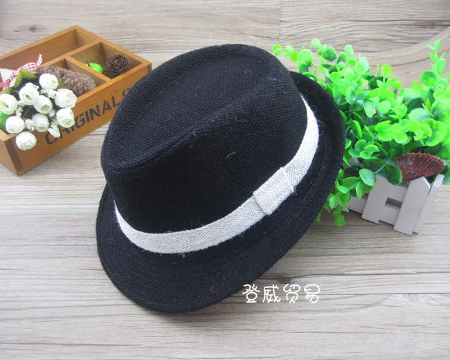 Fit Baby Alter 2-6T Kinder Fedora Hut 4 Farben Kinder Mode Hüte Baby formale Kappen Jungen Zubehör