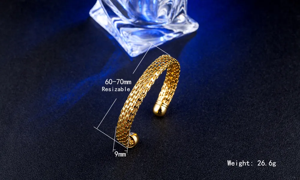 10 pçs/lote preço de fábrica de presente quente 925 pulseira de charme de prata Burst tricô largura 18 K pulseira de ouro joias da moda 1831