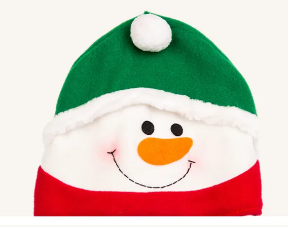 Gorro de año nuevo Gorro de bebé Gorro de navidad Suministros de fiesta Muñeco de nieve hombre viejo pingüino alce Favores de los niños Caps 4 estilo envío gratis