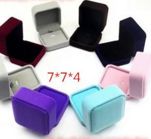 Velvet Jewelry Boxes for Necklace Fashion Delicate Flocking Foldable Jewellery Box Cases Valentine's Day Gift