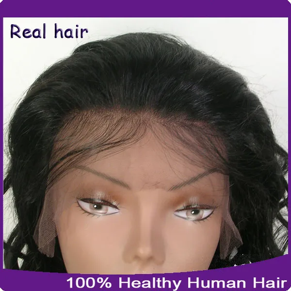 100% Unprocessed Human Hair Full Lace Wigs / Lace Front Wigs With Baby Hair 8A Loose Wave Brazilian Human Wig For Black Women