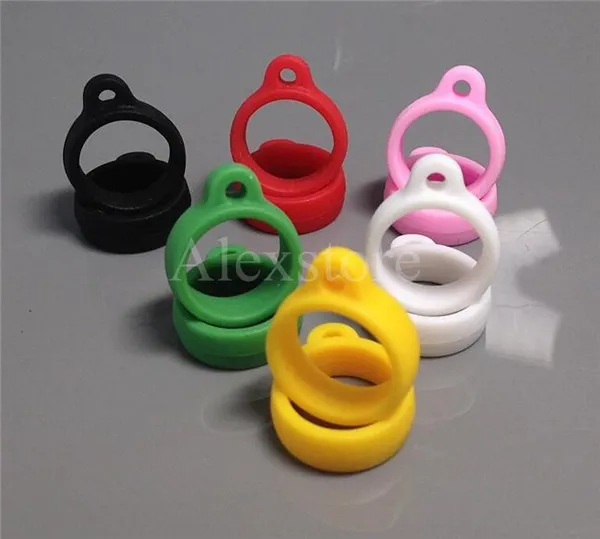 Lanière en silicone ego Collier en silicone anneau e cigarette o ring clips lanière pour vision spinner ego evod batterie stylo vapeur ce atomiseur