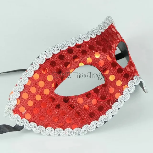 Of Glistening Half Face Venetian Masquerade Manta Eye Mask For Women  Colourful Sequin Decorations For Halloween Party Supplies From Melody2041,  $15.29