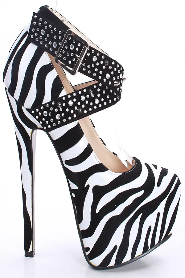 Zebra high heels new arrivals