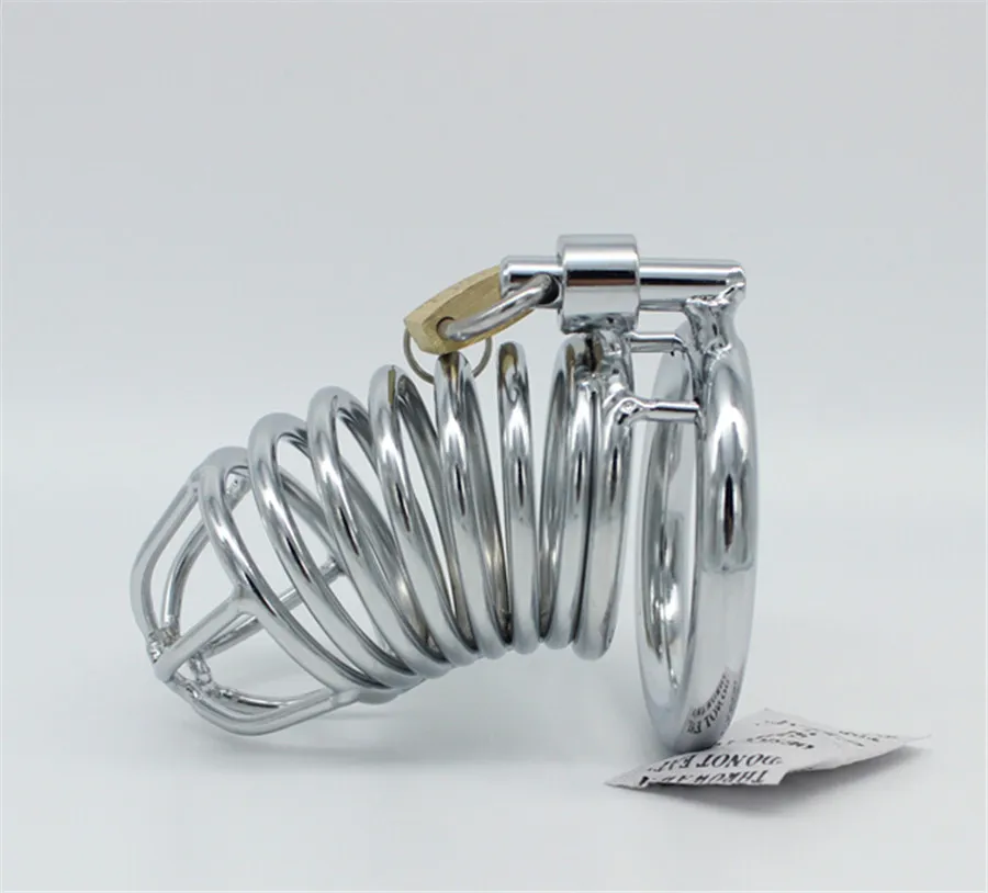 Dispositivo de pene Jaula Catéter uretral Cinturón de metal Jaula para pene Juguetes sexuales para adultos para hombres, productos sexuales a la venta 6957131