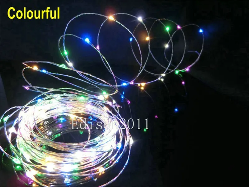 12V DC 5M Copper Wire LED String Light Decorate for Christmas Wedding Halloween Waterproof Fairy Light Warm White Yellow Blue Pink Purple