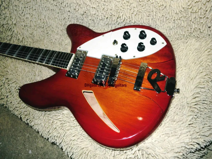 Gitaar Factory nieuwste 6 snaren 325 330 Cherry elektrische gitaar uit China Gratis verzending