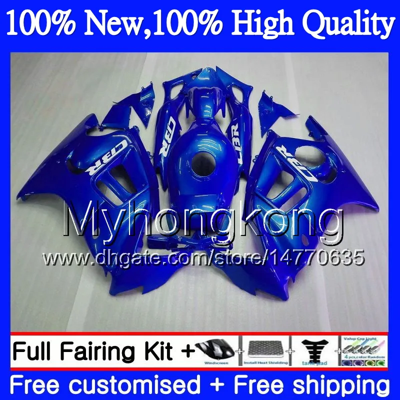 Bodys Motorcycle For HONDA CBR600 F3 CBR600RR F3 CBR600FS 95 96 Gloss blue 47MY8 CBR 600F3 FS CBR600F3 CBR 600 F3 1995 1996 Hot Fairing kit