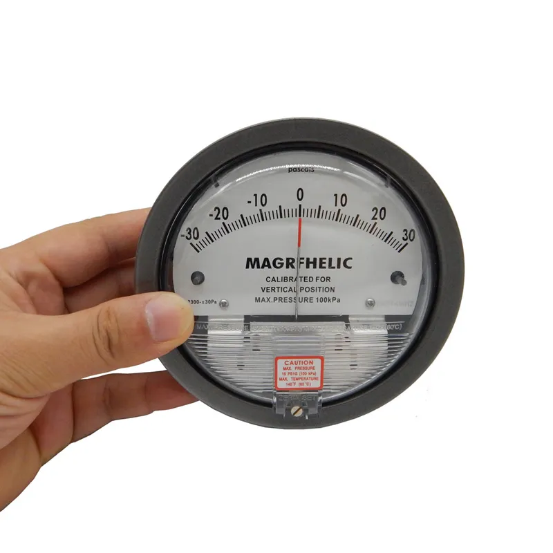 Freeshipping +/-30PA Digital Analog differential pressure table pressure difference meter negative pressure meter table with high quality