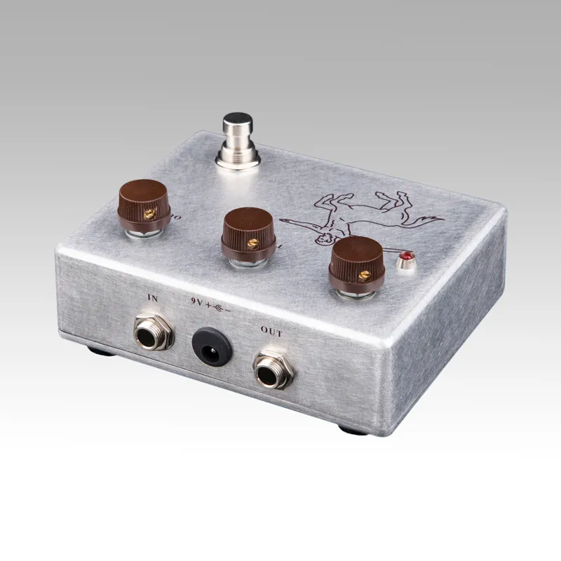 Ny Klon Centaur Aluminium Color Overdrive Booster Stomp Box Pedal! Helt nytt skick!