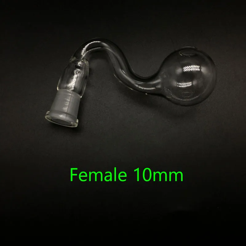 Novo grande barato colorido pirex queimador de óleo de vidro 10mm 14mm 18mm feminino pirex queimador de óleo tubo de vidro transparente queimador de óleo tubos banger prego