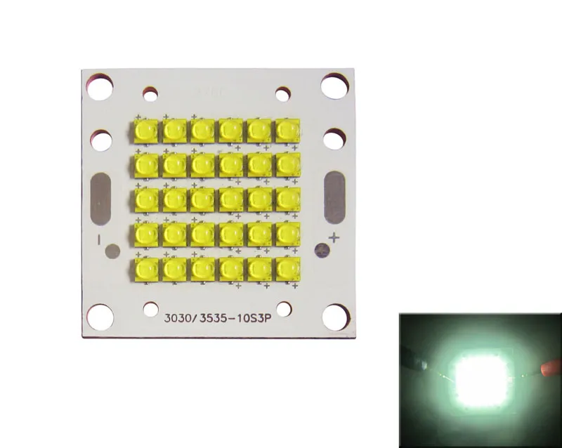 60-90W / 72-100W XT-E XTE 4800K Pure White 2-3A LED-modul Chip Light Copper Plate PCB Board 10st / LOT6844908