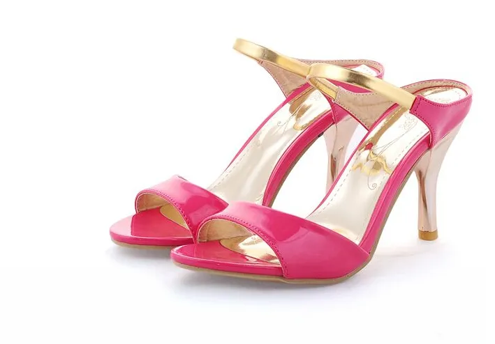 Big Size US4-12 Fashion High Heels Flips Gladiator Sandals for Women Open Toe Platform Sandals Summer Shoes LX15