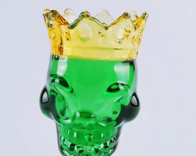 Crown Bubble Head, Wholesale Glass Bongs Oil Burner Glass Pipes Water Pipes Glass Pipe Oil