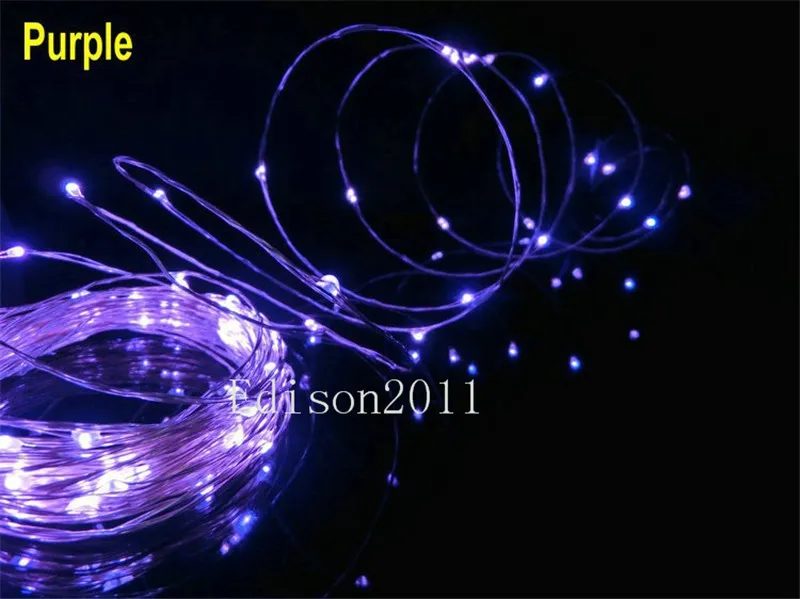 12V DC 5M Copper Wire LED String Light Decorate for Christmas Wedding Halloween Waterproof Fairy Light Warm White Yellow Blue Pink Purple