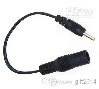 Hurtownie - 2.5mm x 0.7mm Męska wtyczka do 5,5 mm x 2.1mm Socket Socket DC Adapter Zasilacz Kabel Wtyczka Konwersja