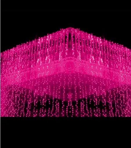 10m * 1.5m 540LEDs lumières clignotant voie LED String lampes Rideau Glaçon Noël Maison Jardin Festival lumières 110v-220v
