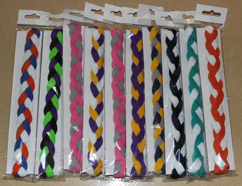 2015 NEW! The new 3 rope braided headband 3 weaving Plaited Stretch Headband MINI Headbands